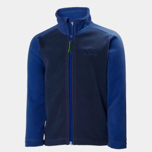 Helly Hansen Kids Daybreaker 2.0 Light Fleece Jacket With Zip Navy 122/7 - Navy Blue - Unisex