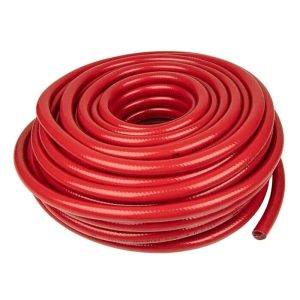 Hamilton Gas Products Ltd 10mm ID (3/8”) x 30m Non-Toxic Red Reinforced Hot Water PVC Hose