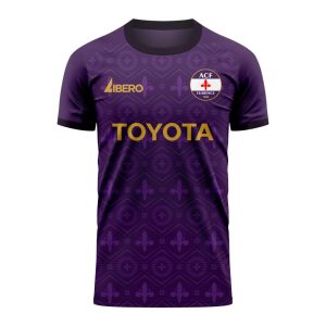 Libero Sportswear Fiorentina 2024-2025 Home Concept Football Kit (Libero) - Purple - male - Size: Small 34-36" Chest (88/96cm)
