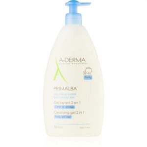 A-Derma Primalba Baby cleansing gel for body and hair for children 750 ml