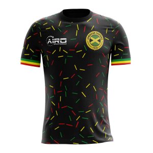 Airo Sportswear 2022-2023 Jamaica Third Concept Football Shirt - Black - male - Size: Medium 38-40" Chest (96-104cm)