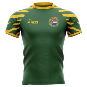 Airo Sportswear 2023-2024 South Africa Springboks Home Concept Rugby Shirt - Womens - Green - female - Size: XL - UK Size 16