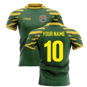 Airo Sportswear 2023-2024 South Africa Springboks Home Concept Rugby Shirt (Your Name) - Green - male - Size: Adult 4XL - 55-57" (148-160cm)