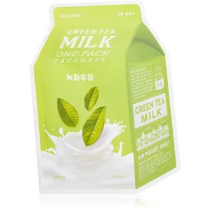 A’pieu One-Pack Milk Mask Green Tea soothing sheet mask for oily and combination skin 21 g