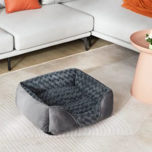 Archie & Oscar Gordonsville Pet Bed gray 23.0 H x 76.0 W x 61.0 D cm