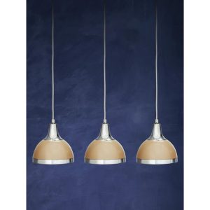 August Grove 3 - Light Kitchen Island Dome Pendant brown 21.0 H x 58.0 W x 18.0 D cm