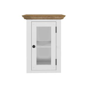August Grove Perryville 47cm x 62cm Wall Mounted Cabinet brown 62.0 H x 47.0 W x 32.0 D cm