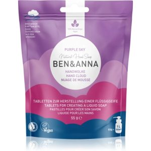 BEN&ANNA Natural Hand Soap liquid hand soap in tablets Purple Sky 55 g