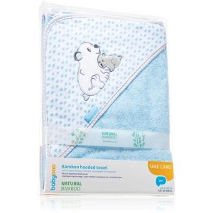 BabyOno Towel Bamboo towel with hood from bamboo Blue 100x100 cm