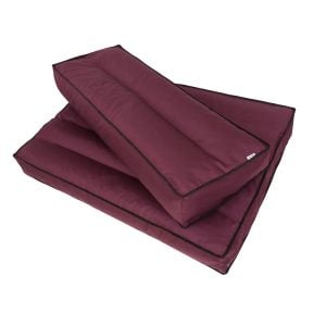 17 Stories 2 Piece Seat/Back Cushion Set indigo 12.0 H x 120.0 W x 82.0 D cm
