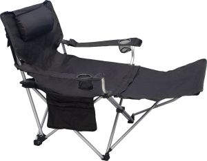 Basic Nature Travelchair Luxury recliner black