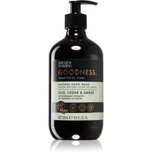 Baylis & Harding Goodness Oud, Cedar & Amber natural liquid hand soap 500 ml