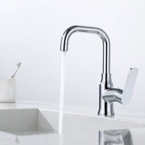 Belfry Bathroom Dordogne Mono Basin Mixer gray 25.53 H x 11.1 D cm