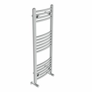 Belfry Heating Cano Curved Heated Towel Rail Radiator Bathroom Ladder Warmer gray 100.0 H x 4.5 D cm