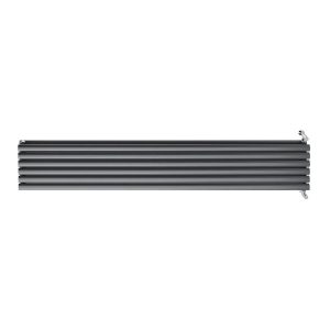 Belfry Heating Neve Horizontal Oval Panel Radiators gray 47.2 H x 120.0 W x 7.8 D cm