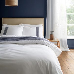 Bianca Cotton Remy Embroidery 200 Thread Count Cotton Duvet Cover Set Super King
