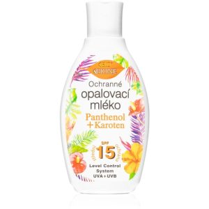 Bione Cosmetics Panthenol + Karoten protective sunscreen lotion SPF 15 150 ml