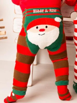 Blade & Rose Santa Leggings Christmas Clothing For Babies & Toddlers Sizes 0-4 Years