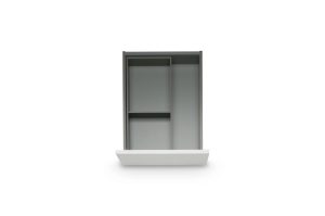 Blum AMBIA-LINE Drawer Insert Steel, Depth 422 mm, Width 200 mm, Orion Grey
