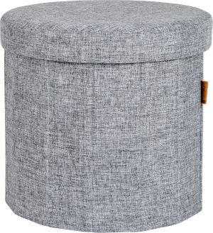 Bo-Camp Urban Outdoor Bromley Ottoman Round