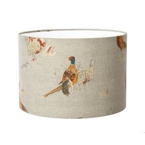 Brambly Cottage 40cm Cotton Drum Lamp shade black 23.0 H x 35.0 W x 35.0 D cm