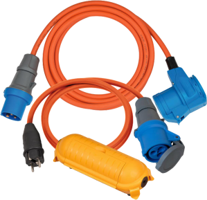 Brennenstuhl Starter Set Camping - incl. Safe-Box Verl. Angle coupler + adapter cable