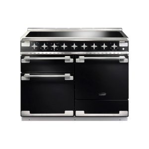 Rangemaster Elise 110 Induction Range Cooker - Black/Brushed Nickel