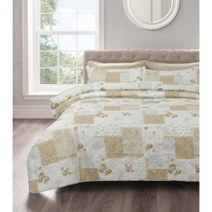 Brambly Cottage Rickardsville Maya Natural P/C Bedspread Set 250 W x 260 L cm