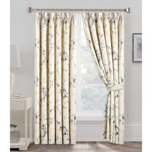 Canora Grey Odele Pencil Pleat Room Darkening Curtains white Width 183 x Drop 229 cm