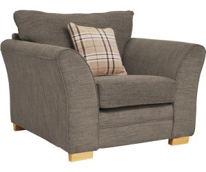 ClassicLiving Warwick Armchair brown 91.0 H x 112.0 W x 95.0 D cm