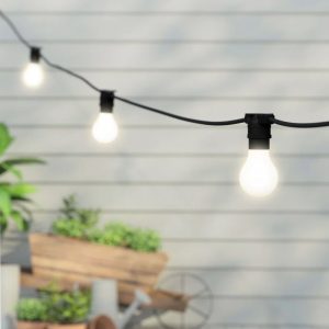 Dakota Fields Barbarino Festoon Lights String Light black 1800.0 W cm