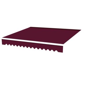Dakota Fields Coralvine Retractable Patio Awning Replacement Cover 3.5m W x 2.5m D