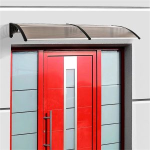 Dakota Fields Sonakshi 0.8m W x 2m D Door Canopy brown 23.0 H x 0.8 W x 1.95 D cm