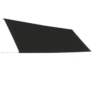 Dakota Fields Tillison 2.5m W x 1.5m D Retractable Patio Awning gray 150 cm H x 350cm W x 150cm D
