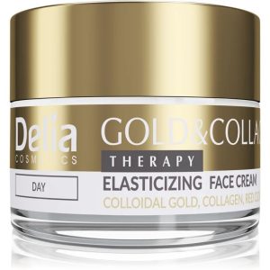 Delia Cosmetics Gold & Collagen Therapy day cream for improved skin elasticity 50 ml