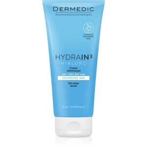 Dermedic Hydrain3 Hialuro creamy cleansing gel for dehydrated dry skin 200 ml