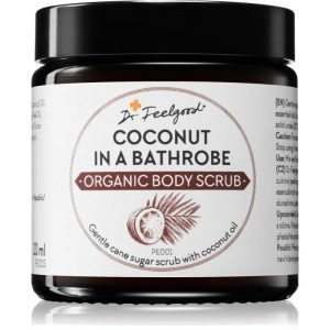 Dr. Feelgood Organic Coconut in a Bathrobe sugar scrub with coconut oil 120 ml