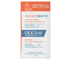 Ducray Anacaps Reactiv hair loss 90 capsules