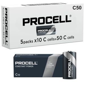 Duracell Procell Constant C LR14 PC1400 Batteries Bulk Box of 50