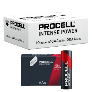 Duracell Procell Intense AA LR6 PX1500 Batteries Box of 100