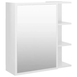 Ebern Designs Adiza Bathroom Cabinet white 64.0 H x 62.5 W x 20.5 D cm