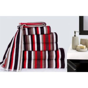 Ebern Designs Chesaning Bath Towels black 70.0 W cm