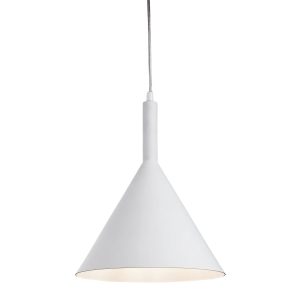Ebern Designs Levasseur Everest 1 - Light Clone Pendant white 37.0 H x 22.0 W x 22.0 D cm