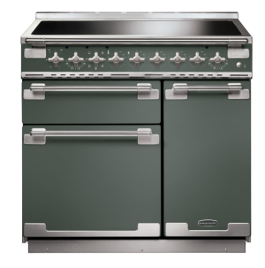 Rangemaster ELS90EIMG/ Elise 90cm Electric Induction Range Cooker Mineral Green