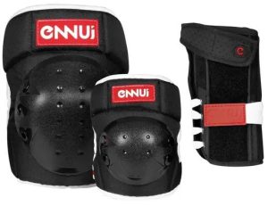 Ennui Park Skate Pads 3-pack (Black) - Black - Size: Small
