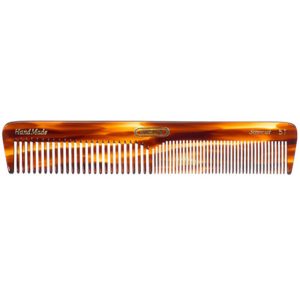 Kent Brushes Kent Handmade Tortoiseshell Effect Coarse/Fine Comb - 5T