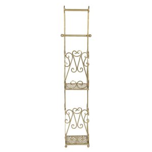 Fleur De Lis Living Samson Freestanding Toilet Roll Holder yellow 97.0 H x 17.0 W x 17.0 D cm