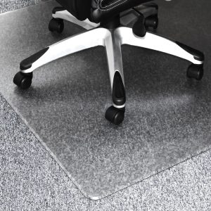 Floortex Cleartex Hard Floor Straight Edge Chair Mat 89.0 W x 119.0 D cm