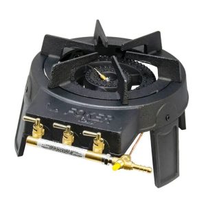 Foker Triple Burner Cast Iron Gas Boiling Ring with FFD