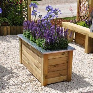 Forest Garden Cambridge Planter 100 x 50cm